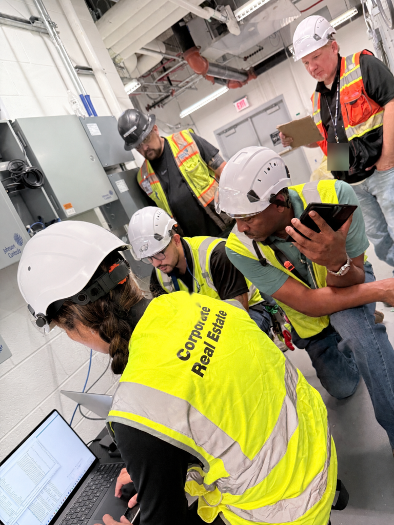 Commissioning equipment at the IAH Airport's Terminal B